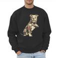 Pitbull I Love Dad Pit Bull Terrier Pettie Dog Owner Father Men Sweatshirt
