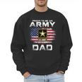 Proud To Be An Army Dad With American Flag Veteran Men Sweatshirt