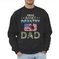 Proud Army Dad-Army Infantry Dad Camouflage Graphics Army Men Sweatshirt