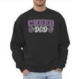 Proud Cheer Dad My Favorite Cheerleader Calls Me Dad Purple Men Sweatshirt