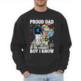Proud Dad Of The Toughest Boy Autism Awareness Father Autism Men Sweatshirt Proud Dad Of The Toughest Boy Autism Awareness Father Autism Men Sweatshirt