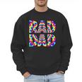 Rad Dad Trippy Hippie Tie-Dye Rainbow 70s Vibes Novelty Men Sweatshirt Rad Dad Trippy Hippie Tie-Dye Rainbow 70s Vibes Novelty Men Sweatshirt