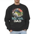 Reel Cool Dad Fishing Vintage Retro Father's Day Men Sweatshirt Reel Cool Dad Fishing Vintage Retro Father's Day Men Sweatshirt