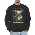 Retirement Plan On Hunting & Fishing Fisherman Hunter Dad Men Sweatshirt