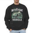 My Retirement Vehicle Riding Lawn Mower Retro Dad Men Sweatshirt