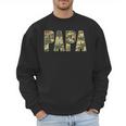 Retro Camo Hunting Papa Old Camo Dad Father’s Day Daddy Men Sweatshirt