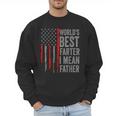 Retro Dad World's Best Farter I Mean Father Vintage Flag Usa Men Sweatshirt
