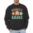Retro Groovy Daddy Matching Family Birthday Party Men Sweatshirt