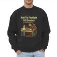 Retro Hold The Flashlight Still Dumbass Car Fixing Dad Son Men Sweatshirt