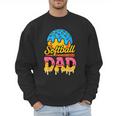 Retro Ice Cream Drip Softball Dad Game Day Dad Father's Day Men Sweatshirt Retro Ice Cream Drip Softball Dad Game Day Dad Father's Day Men Sweatshirt