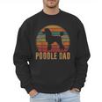 Retro Poodle Dad Dog Owner Pet Poodle Father Men Sweatshirt