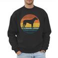 Rhodesian Ridgeback Vintage Retro Dog Mom Dad Men Sweatshirt