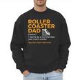 Roller Coaster Dad Definition Best Dad Ever Men Sweatshirt