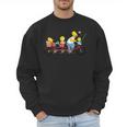 The Simpsons Father's Day Homer And Kids Bike Ride With Dad Men Sweatshirt