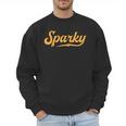 Sparky Electrician Lineman Dad Retro Vintage Novelty Men Sweatshirt