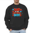 Spider Birthday Party Dad Of The Birthday Boys Spider Webs Men Sweatshirt