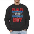 Spider Web Birthday Party Dad Of The Birthday Boy Men Sweatshirt