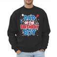 Spider Web Dad Of The Birthday Boy Men Sweatshirt