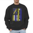 T21 Dad American Flag Down Syndrome Awareness Men Sweatshirt T21 Dad American Flag Down Syndrome Awareness Men Sweatshirt