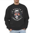 Toilet Destroyer Poop Jokes Dad Humor Poop Diarrhea Men Sweatshirt