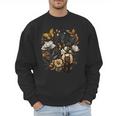 Tortie Cat Owner Flowers Tortie Cat Mom Tortie Cat Dad Men Sweatshirt