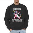 Unicorn Dad Girl Birthday Party Clothing Papacorn Men Sweatshirt