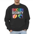 Unicorn Security Birthday Family Halloween Costume Mom Dad Men Sweatshirt Unicorn Security Birthday Family Halloween Costume Mom Dad Men Sweatshirt
