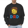 Unique Family Dad Master Builder Building Bricks Blocks Men Sweatshirt