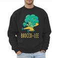 Vegetable Word Game Dad Joke Brocco-Lee Broccoli Men Sweatshirt Vegetable Word Game Dad Joke Brocco-Lee Broccoli Men Sweatshirt