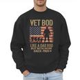 Vet Bod Like Dad Bod But With More Back Pain US Flag Veteran Men Sweatshirt Vet Bod Like Dad Bod But With More Back Pain US Flag Veteran Men Sweatshirt