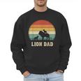 Vintage Lion Dad Father Grandpa Father's Day Men Sweatshirt