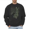 Vintage USA Camo Flag Proud Rottweiler Dad Rottie Silhouette Men Sweatshirt