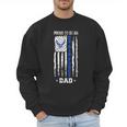 Vintage USA Flag Proud To Be An US Air Force Dad Men Sweatshirt