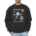 Wizard Dragon Fantasy Football Player Literal Dad Joke Men Sweatshirt