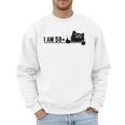 I Am 59 Plus 1 Middle Finger For A 60th Birthday Cat Mom Dad Men Sweatshirt