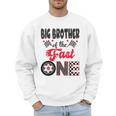 Big Brother Of The Fast One Car Racing Dad 1St Birthday Boy Men Sweatshirt