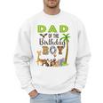 Dad Of The Birthday Boy Wild Zoo Theme Safari Party Men Sweatshirt Dad Of The Birthday Boy Wild Zoo Theme Safari Party Men Sweatshirt