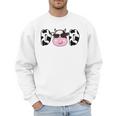 Dad Of The Birthday Girl Cow Daddy Papa Bday Matching Men Sweatshirt