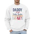 Daddy Dad First Birthday Little Rookie Baseball The Big One Men Sweatshirt Daddy Dad First Birthday Little Rookie Baseball The Big One Men Sweatshirt
