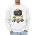 Despicable Me Minions Father's Day 1 Dad Cardboard Sign Men Sweatshirt