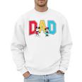 Disney Mickey And Friends Mickey Minnie Dad Collegiate Logo Men Sweatshirt