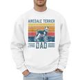 Dog Airedale Terrier Dad Vintage Airedale Terrier Dad Men Sweatshirt