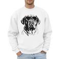 English Mastiff Sketch Drawing Art Dog Lover Mom Dad Women Men Sweatshirt