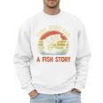 Fishing Even Jesus Had Fish Story Bass Dad Christian Men Sweatshirt
