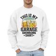 Garage Drinker Dad Vintage Beer This Is My Garage Drinking Men Sweatshirt