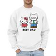 Hello Kitty Best Dad Fathers Day Small Men Sweatshirt Hello Kitty Best Dad Fathers Day Small Men Sweatshirt