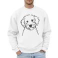 Line Art Dad Mom Dog Sheepadoodle Men Sweatshirt