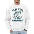 Reel Cool Grandad Fishing Grandpa Vintage Style Men Sweatshirt