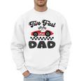 Two Fast Dad Of The Birthday Boy Racing Car Family Men Sweatshirt