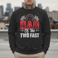 2 Year Old Racing Car Two Fast Birthday 2nd Family Dad Men Sweatshirt